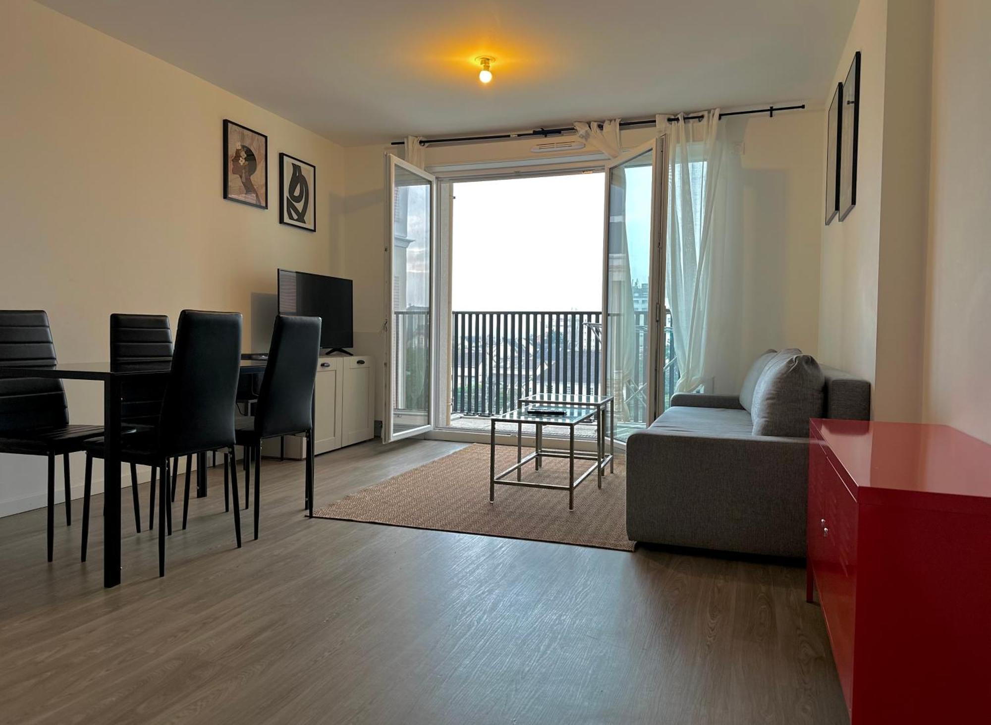 T3 65 M2 Avec Parking 15 Mns Paris By Immo Kit Bnb Gagny Extérieur photo